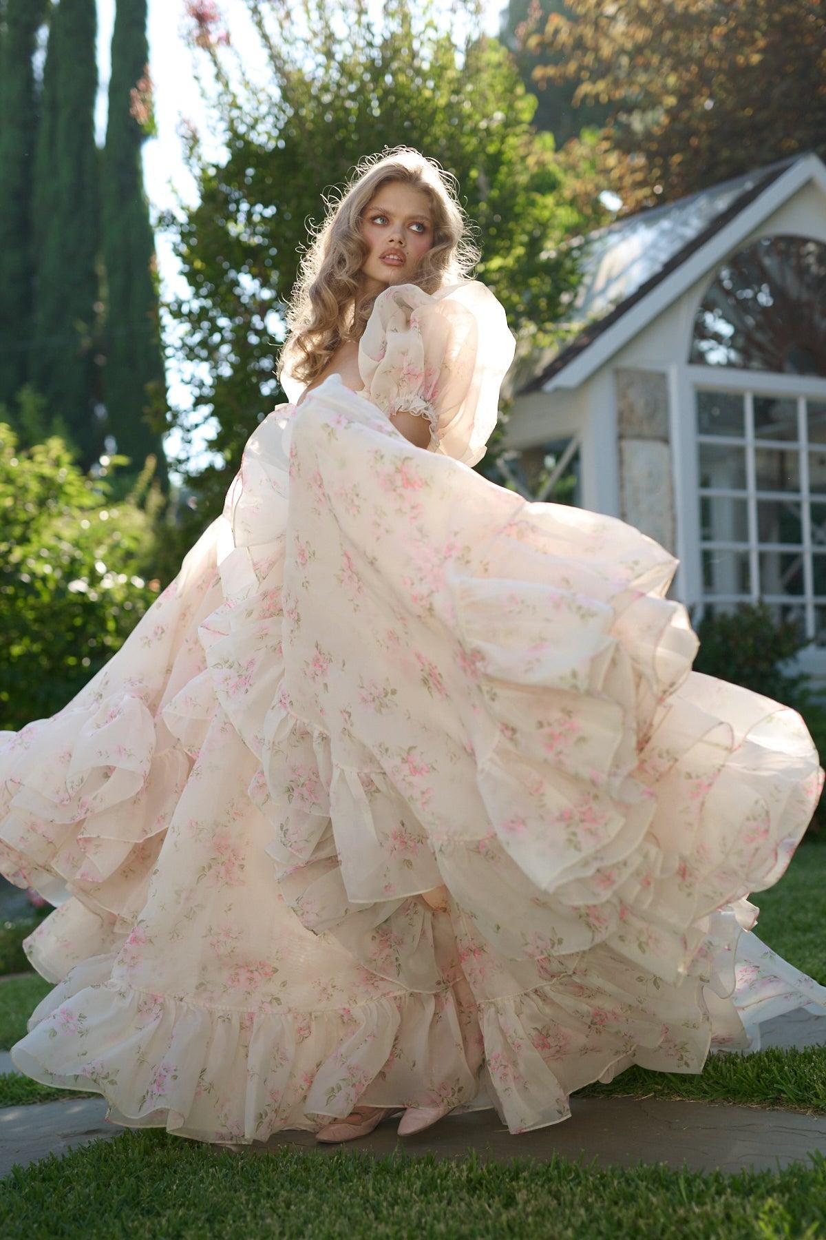 The Summer Home In Bloom Bridal Gown Product Image