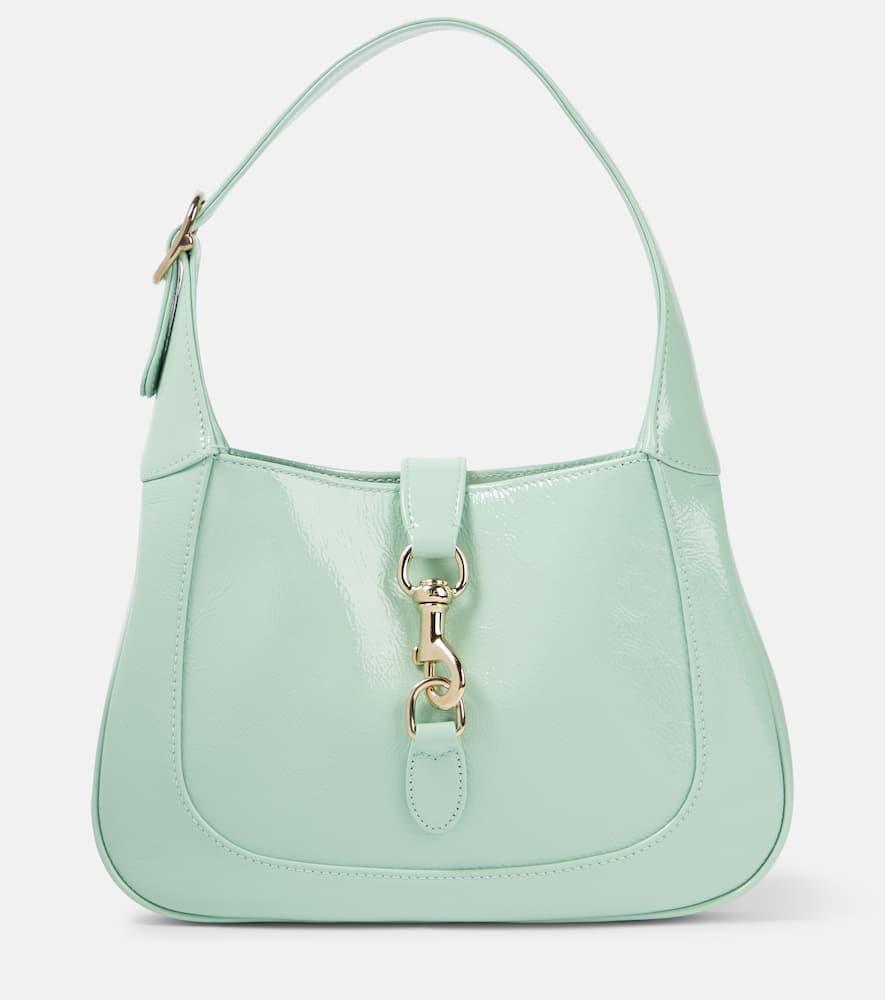 GUCCI Small Jackie Leather Shoulder Bag In Light Green Product Image