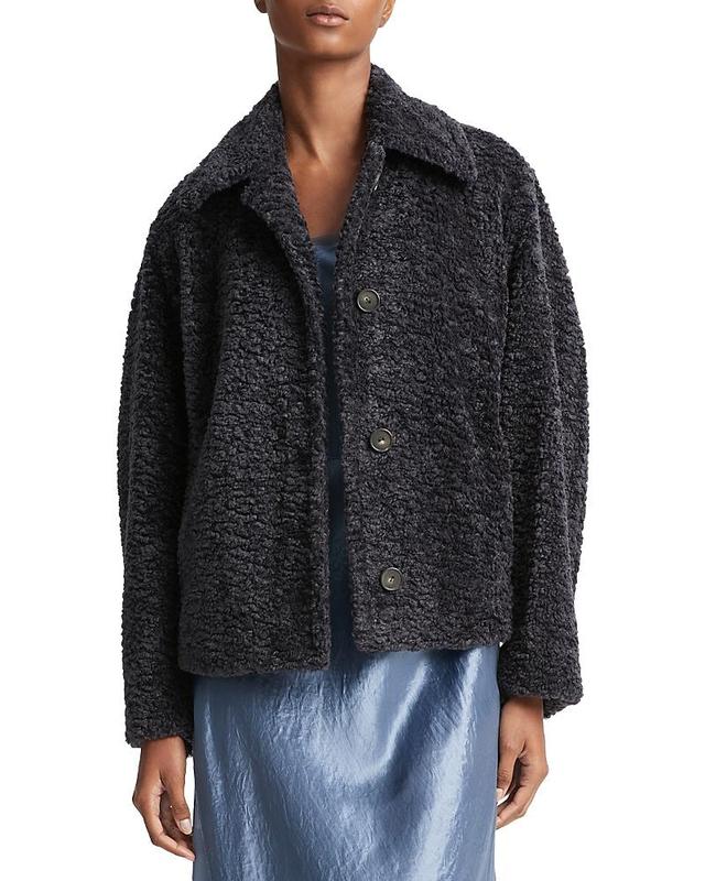 Vince Wavy Faux Fur Jacket Product Image