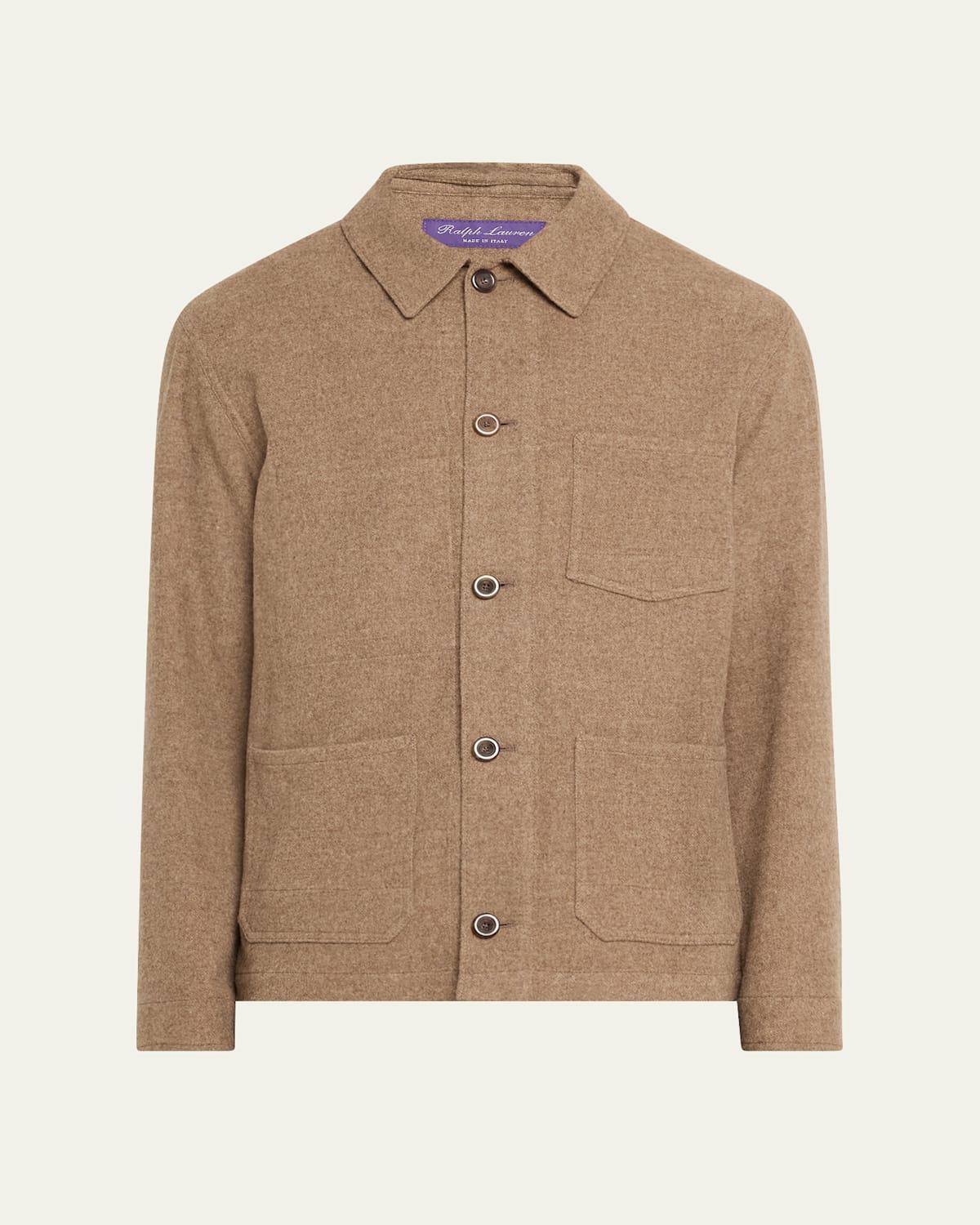 Mens Burnham Brushed Basketweave Jacket Product Image