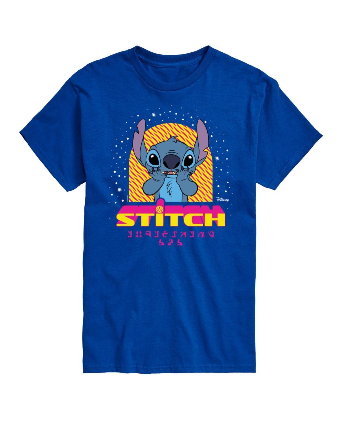 Airwaves Mens Lilo and Stitch Graphic T-shirt Product Image