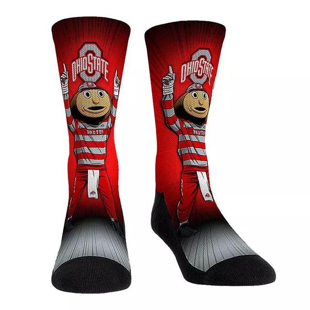 Rock Em Socks Ohio State Buckeyes Mascot Pump Up Crew Socks, Mens Product Image