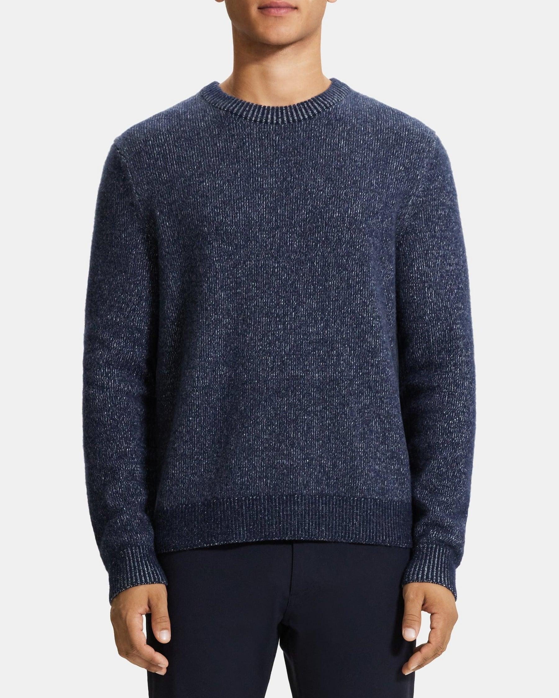 Crewneck Sweater in Wool-Cashmere Product Image