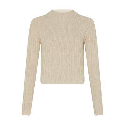 Aloa Crewneck Sweater In Beige Product Image