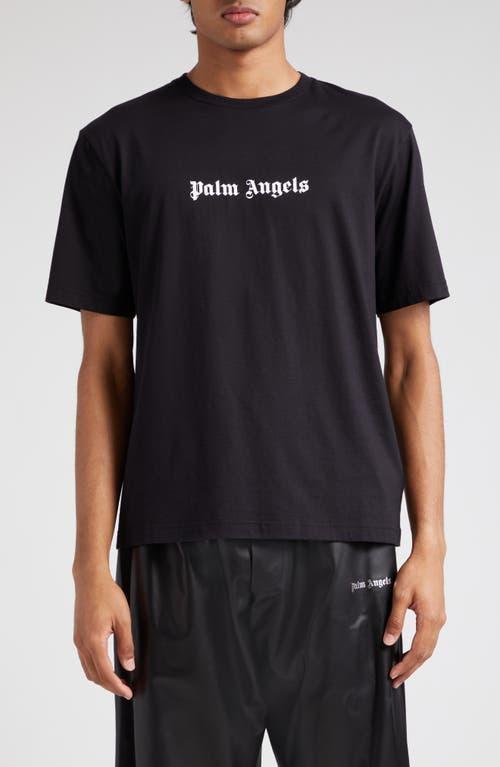 Palm Angels Classic Logo Slim Fit Cotton Graphic T-Shirt Product Image