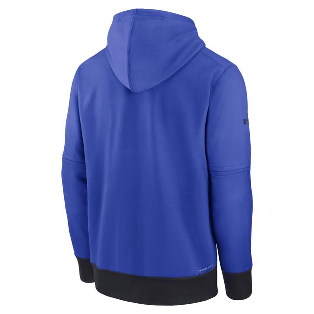 Men's Toronto Blue Jays City Connect Practice Nike Therma MLB Pullover Hoodie Product Image