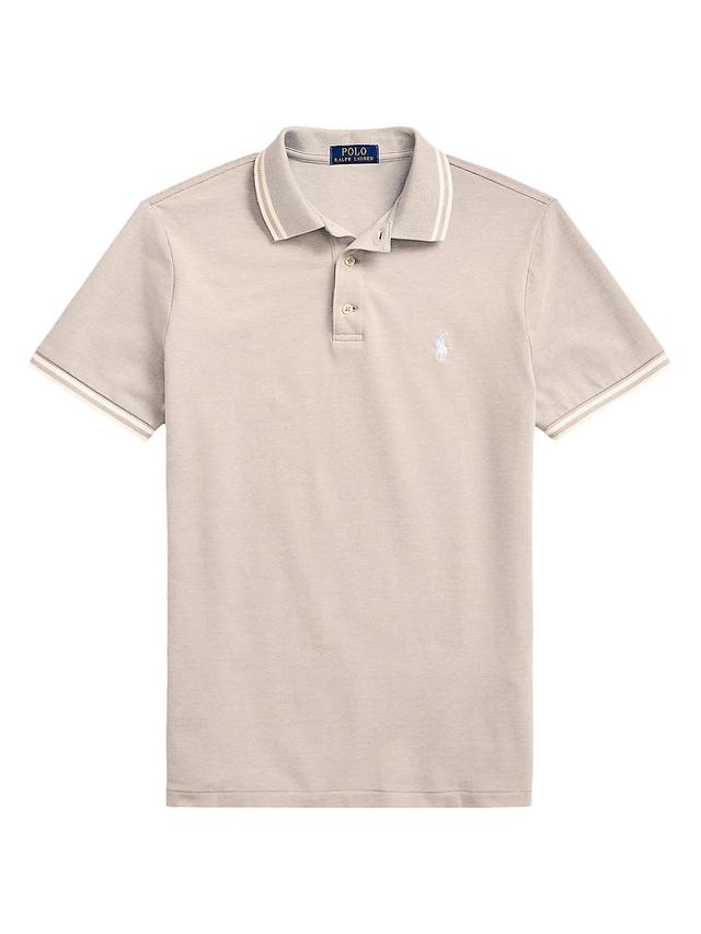 Mens Stretch Mesh Polo Shirt Product Image