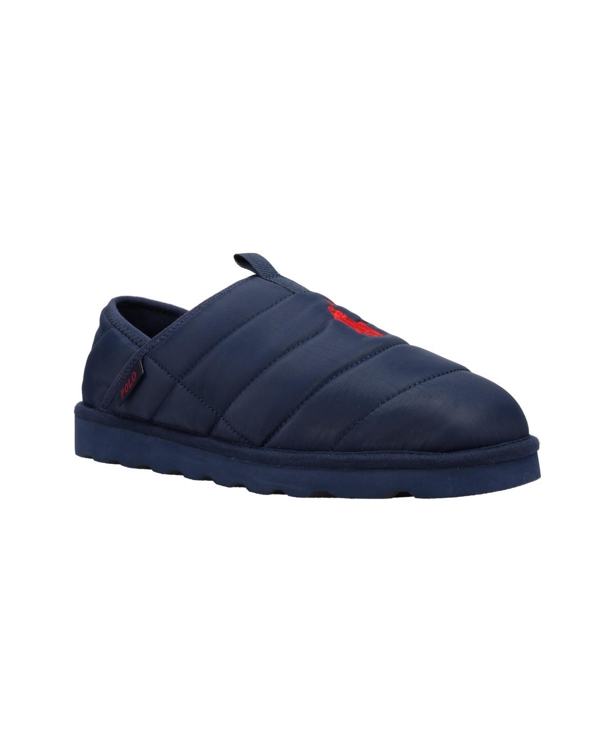 Polo Ralph Lauren Mens Everett Collapsible Back Slippers - Navy Product Image