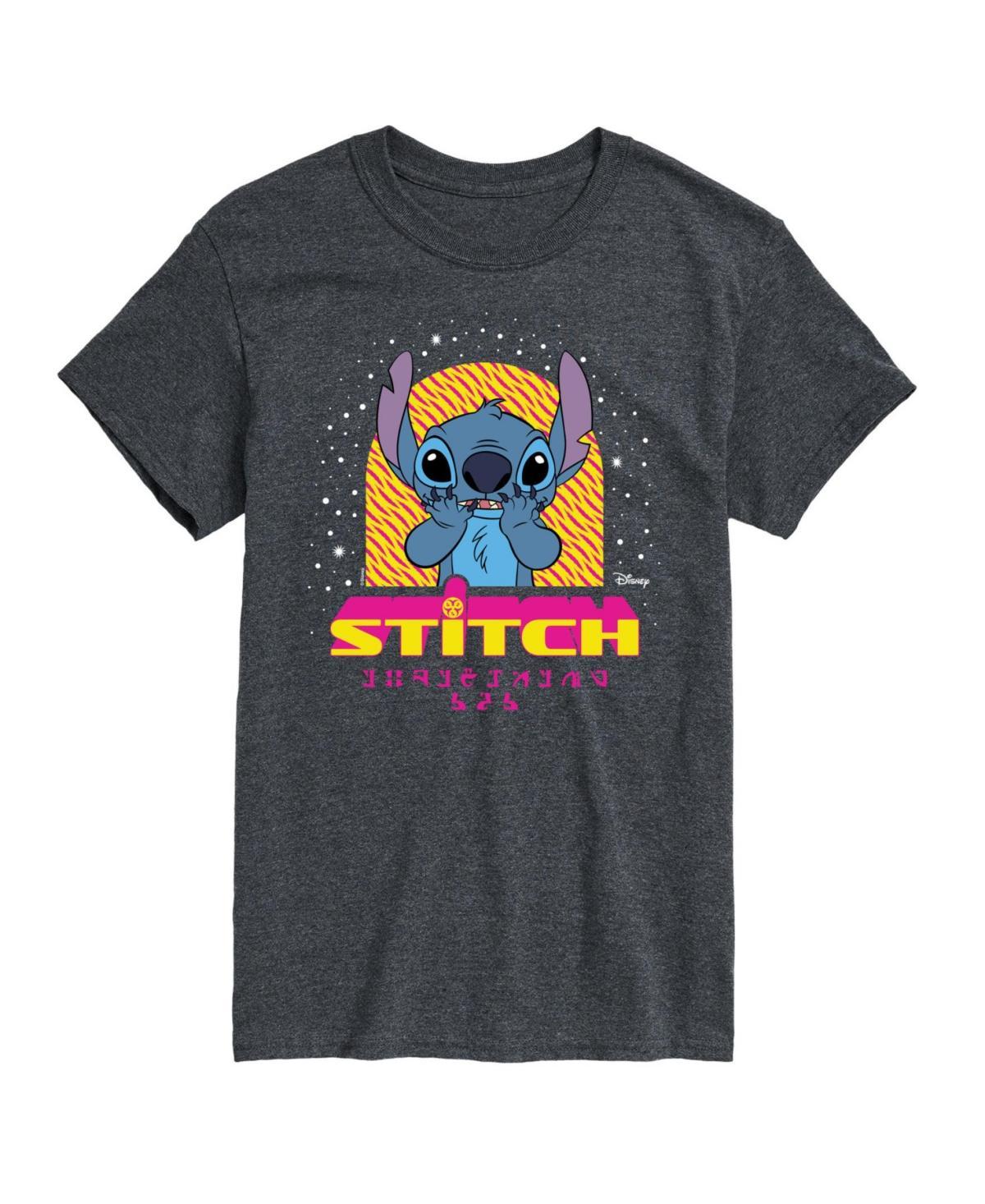 Airwaves Mens Lilo and Stitch Graphic T-shirt Product Image