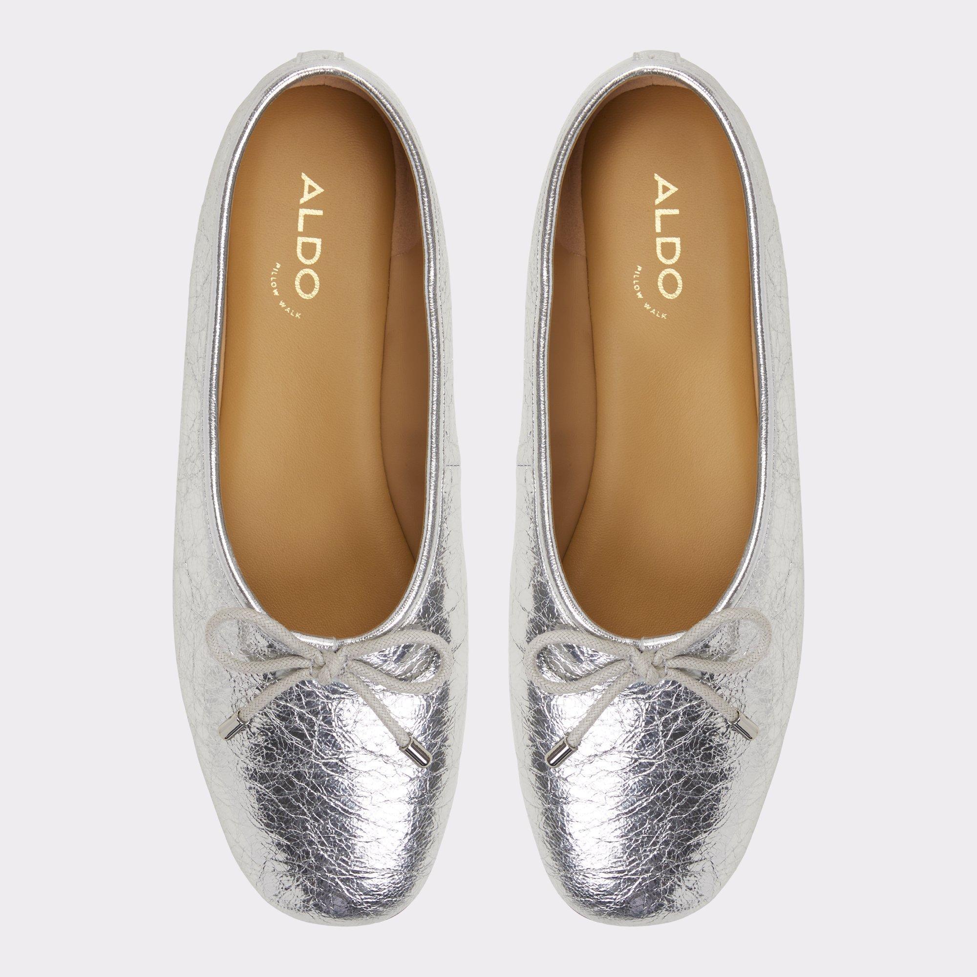 Joselie Silver Women's Ballet Flats | ALDO US Product Image