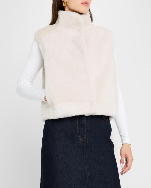 Victor Shearling Vest Product Image