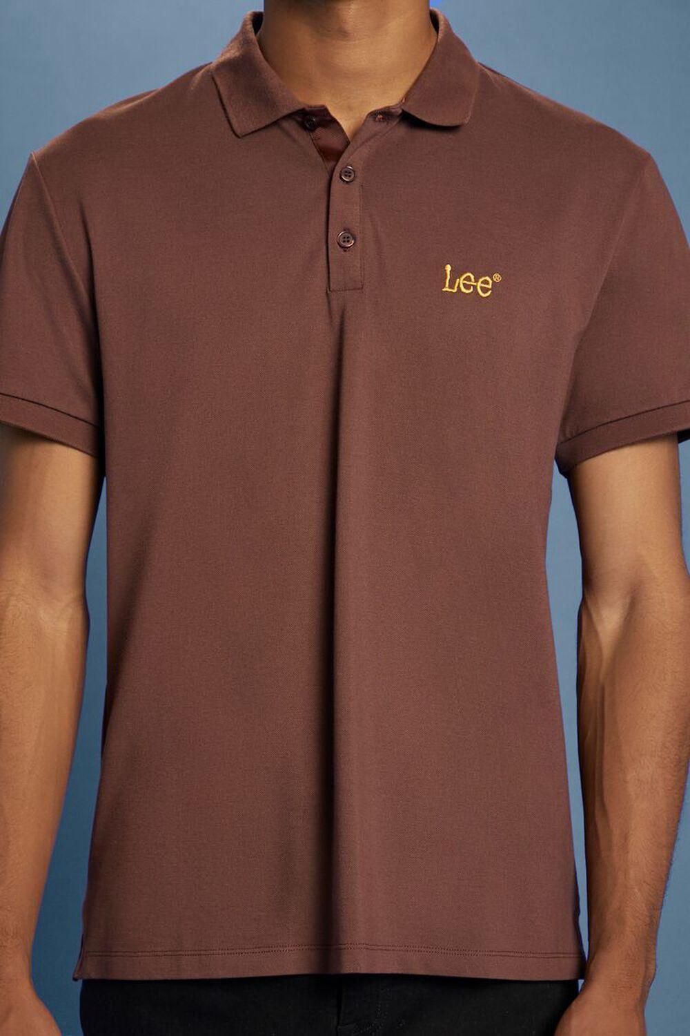 Lee Embroidered Polo Shirt | Forever 21 Product Image