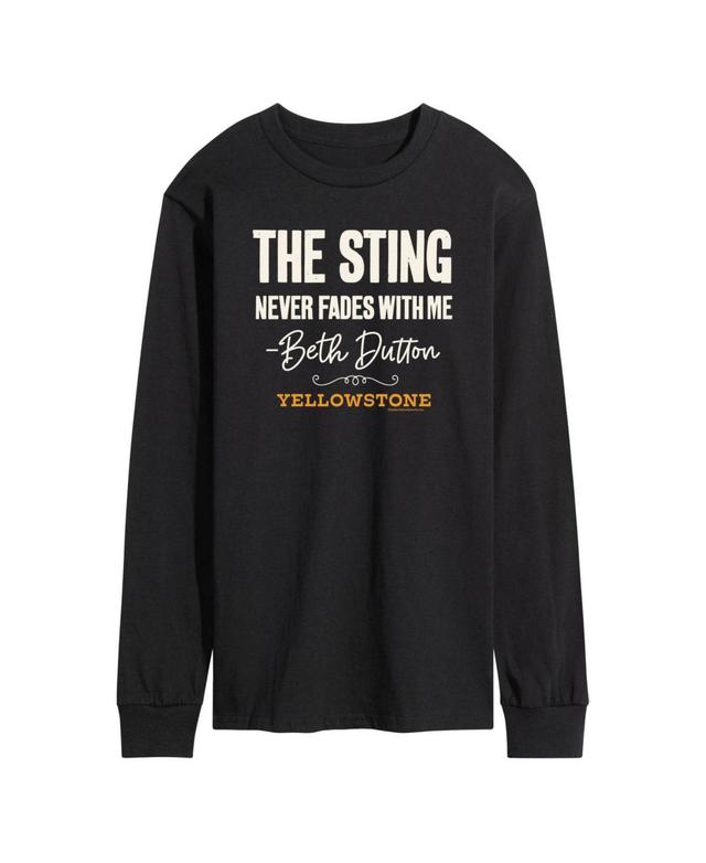 Mens Yellowstone the Sting Long Sleeve T-shirt Product Image