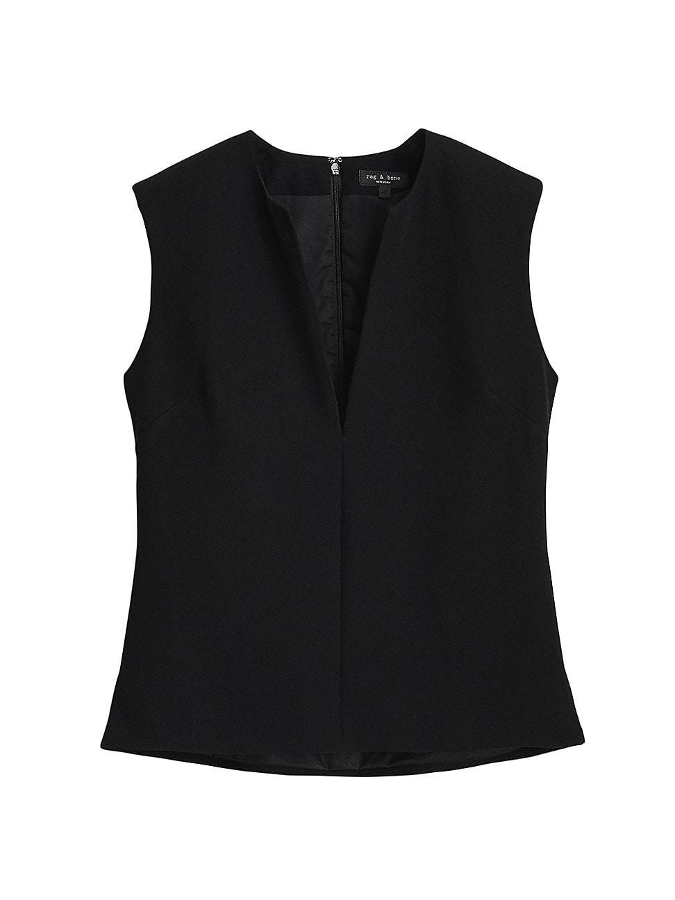 Womens Sonia Sleeveless Crepe Top Product Image