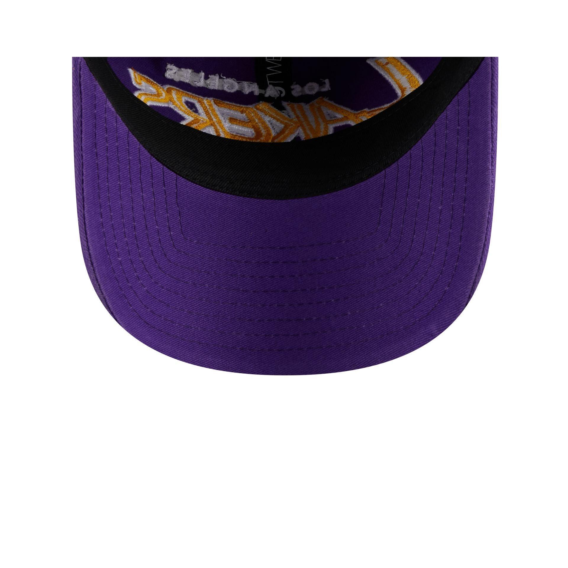 Los Angeles Lakers Throwback 9TWENTY Adjustable Hat Male Product Image