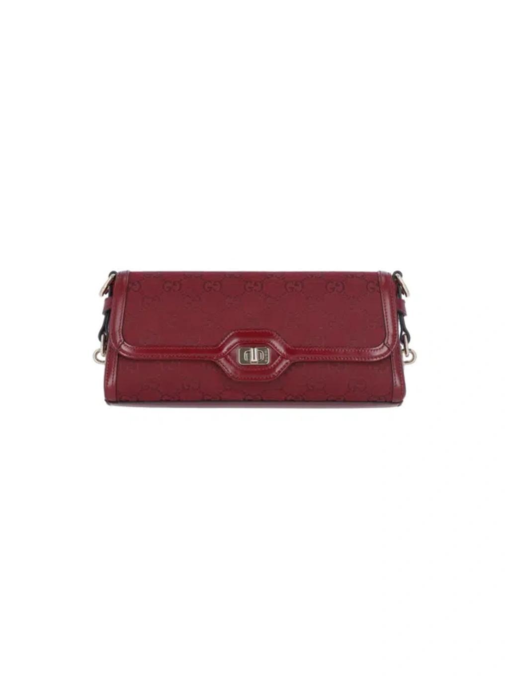 'luce' Small Shoulder Bag In Red Product Image