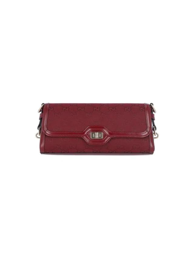 'luce' Small Shoulder Bag In Red Product Image