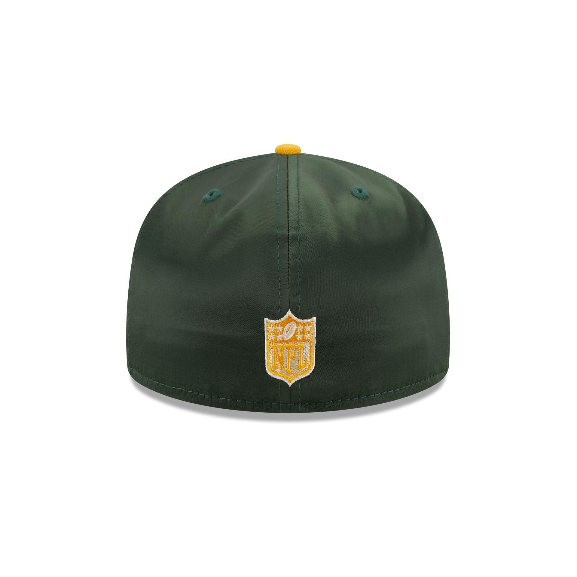 Green Bay Packers Satin 59FIFTY Fitted Hat Male Product Image