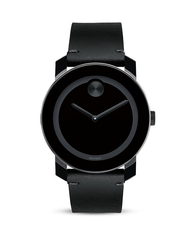 Movado Bold Large Black TR90 and Stainless Steel Watch, 42mm Product Image