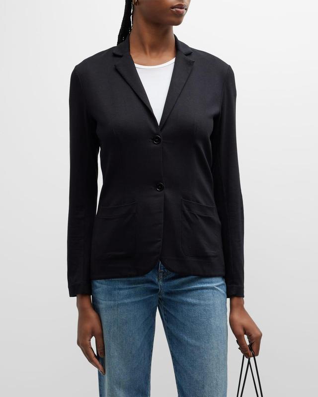 Womens Soft Touch Two-Button Blazer Product Image