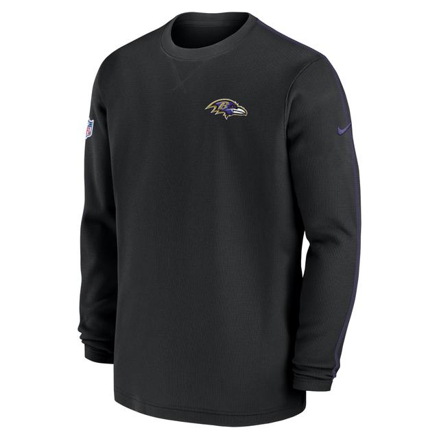 New England Patriots Logo Coach Menâs Nike Men's NFL Long-Sleeve Top Product Image