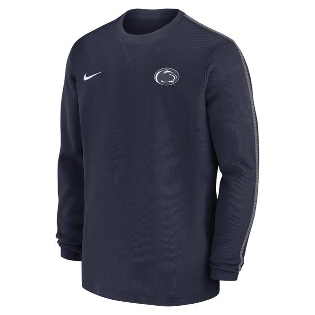 Nike Mens Royal Seattle Seahawks Alternate Logo Coach Long Sleeve T-Shirt Product Image