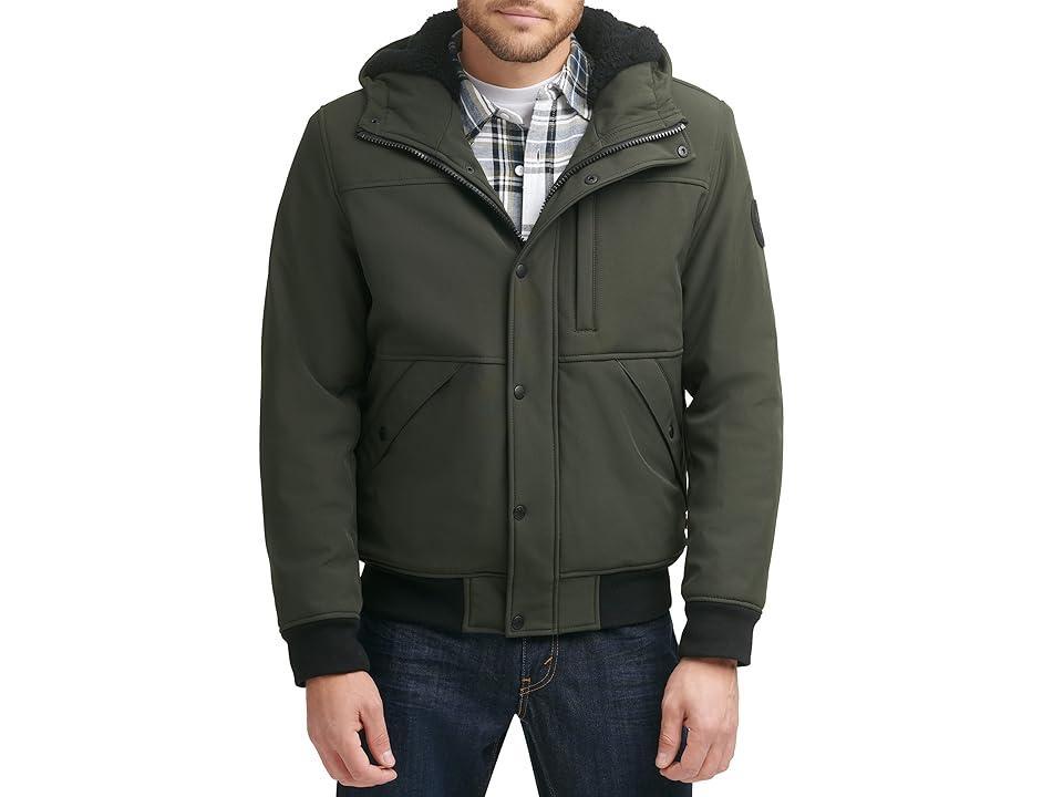 Levi's(r) Softshell with Sherpa Lining and Hood Men's Clothing Product Image