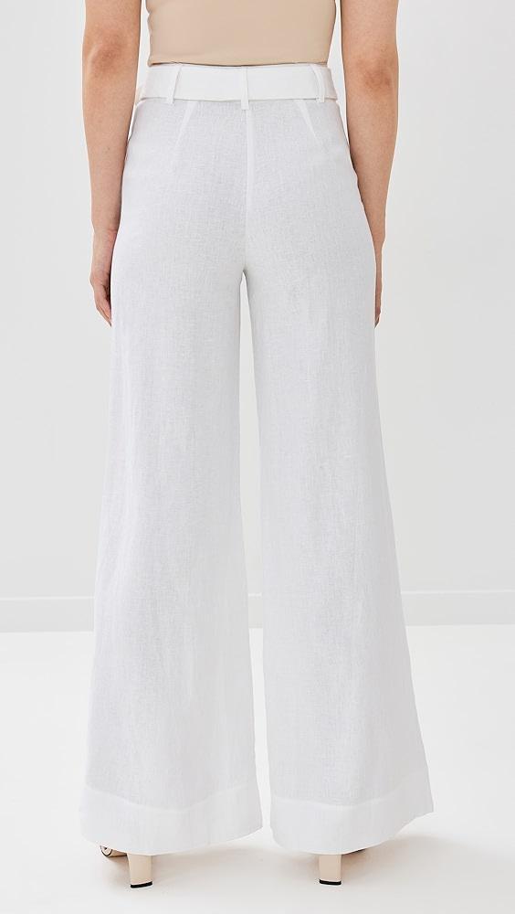 Reformation Ace Linen Pants | Shopbop Product Image