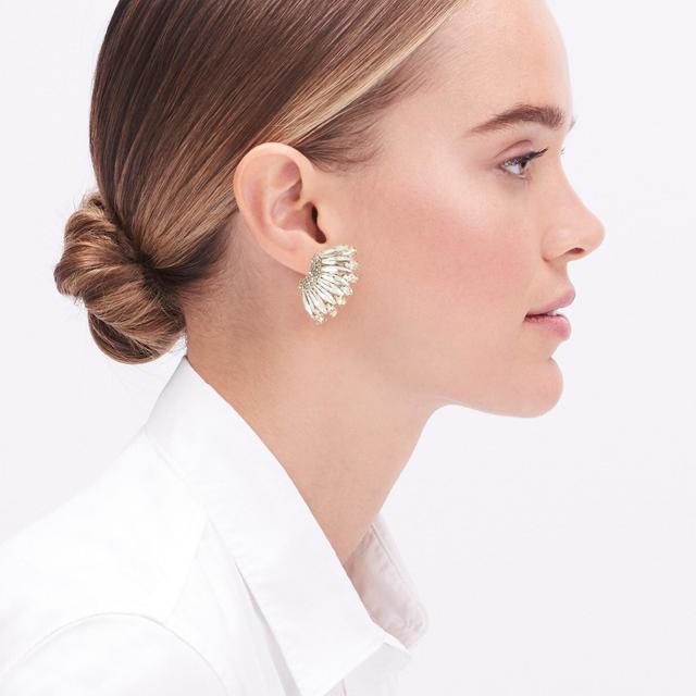 Crystal flutter earrings Product Image