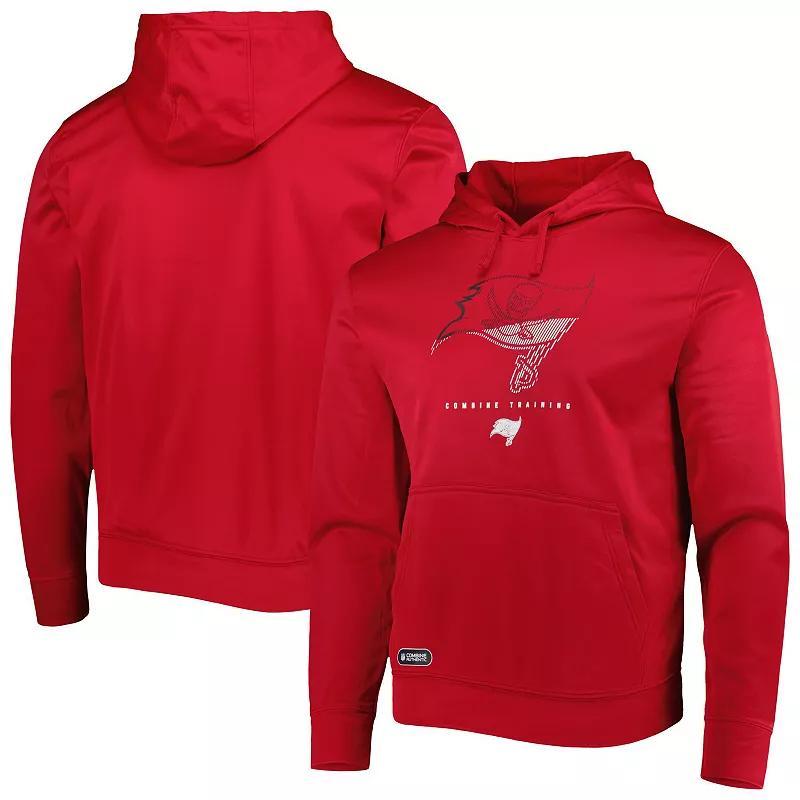 Mens New Era Tampa Bay Buccaneers Combine Authentic Watson Pullover Hoodie Product Image