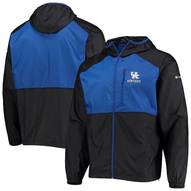 Mens Columbia /Royal Kentucky Wildcats Flash Forward Hoodie Full-Zip Lightweight Windbreaker Product Image