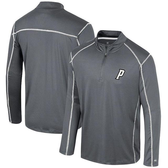 Mens Colosseum Black Providence Friars Cameron Quarter-Zip Windshirt Product Image