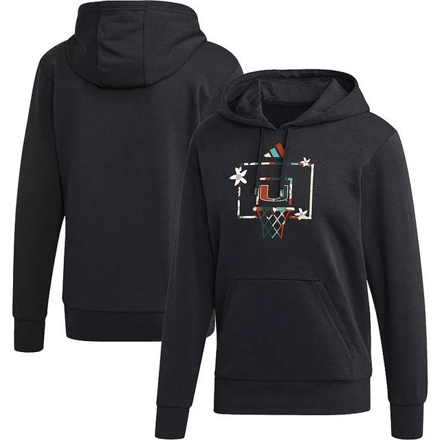 Mens adidas Miami Hurricanes Honoring Excellence Pullover Hoodie Product Image