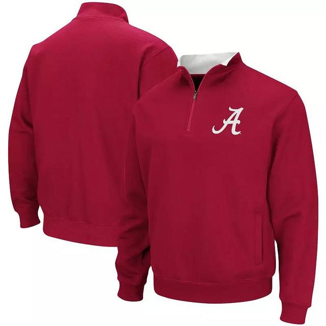 Mens Colosseum Crimson Alabama Crimson Tide Tortugas Logo Quarter-Zip Pullover Jacket Product Image