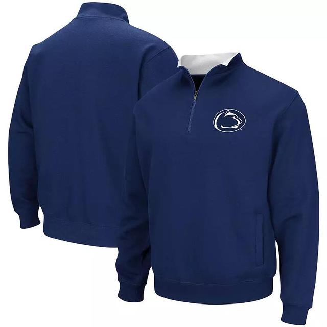 Mens Colosseum Penn State Nittany Lions Big & Tall Tortugas Quarter-Zip Jacket Blue Product Image