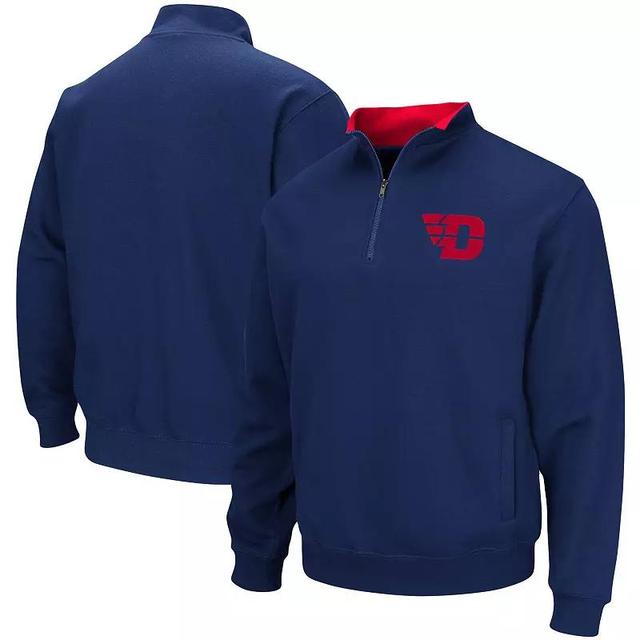 Mens Colosseum Navy Dayton Flyers Tortugas Logo Quarter-Zip Jacket Day Blue Product Image