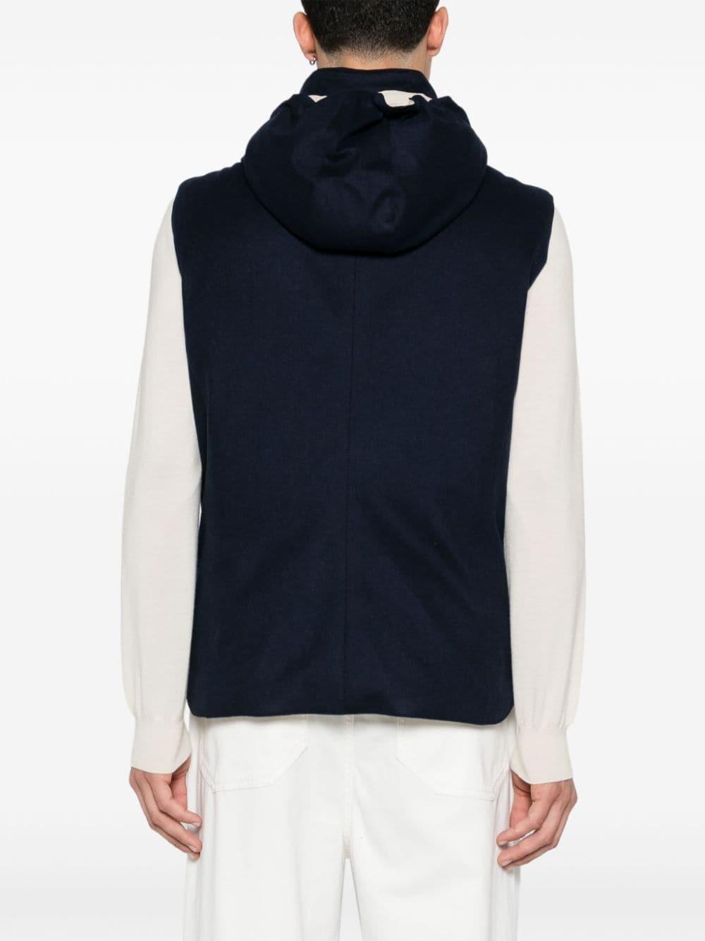 BRUNELLO CUCINELLI Padded Gilet In Blue Product Image