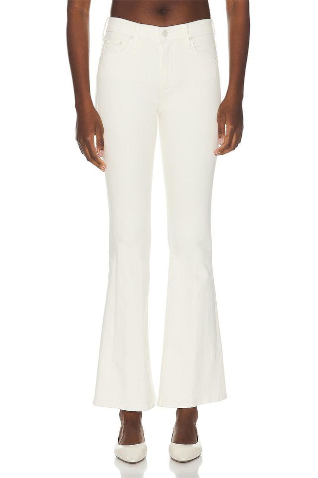 MOTHER Weekend Straight Leg in Eggnog Egg - Ivory. Size 30 (also in ). Product Image