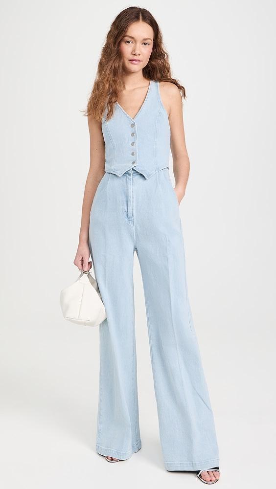 Amanda Uprichard Ethan Denim Jumpsuit | Shopbop Product Image