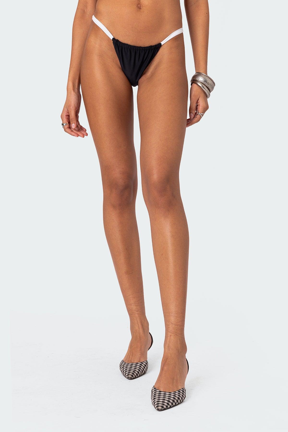 Leanna Contrast Bikini Bottom Product Image