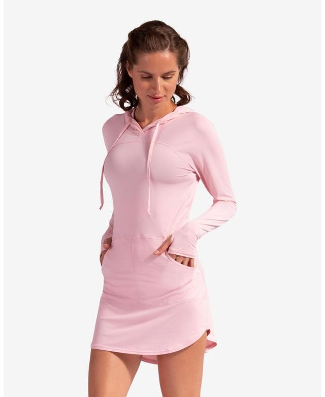 Womens Upf 50+ Sun Protection Hoodie Dress Product Image