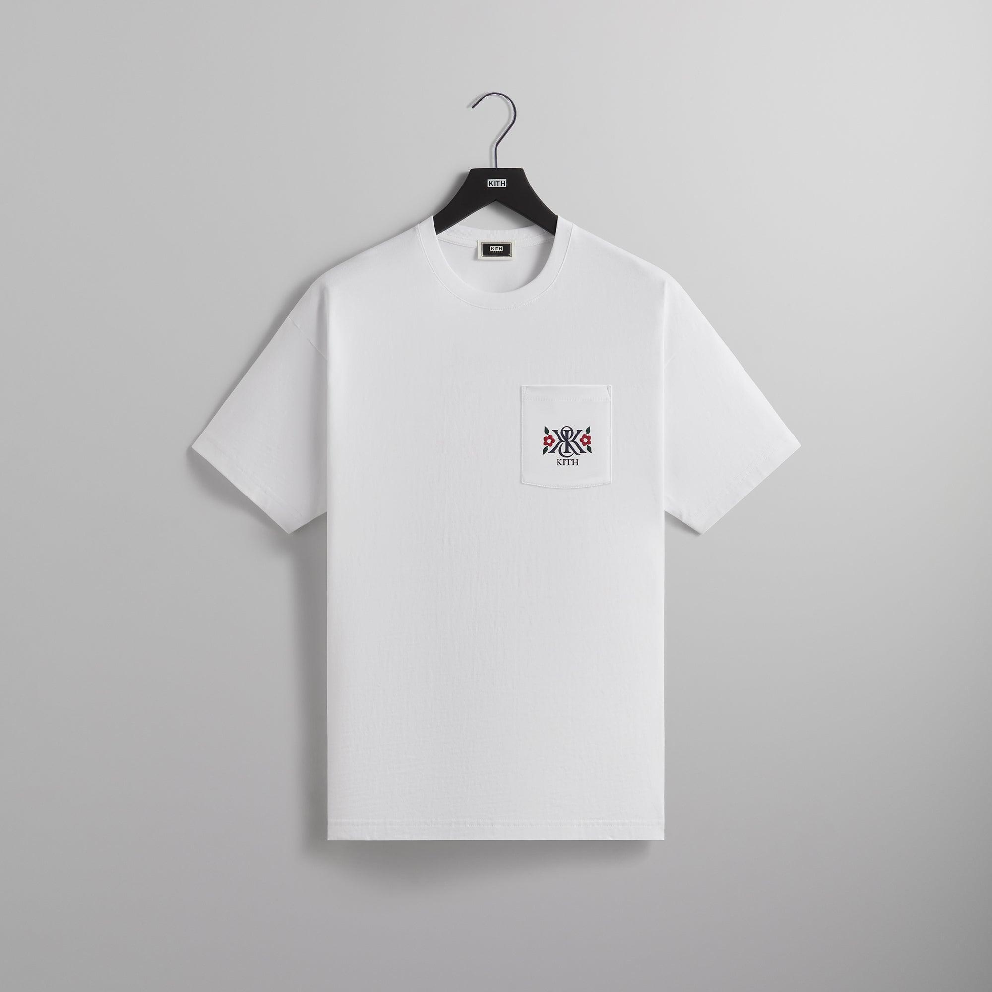 Kith K&K Pocket Tee - White Male Product Image