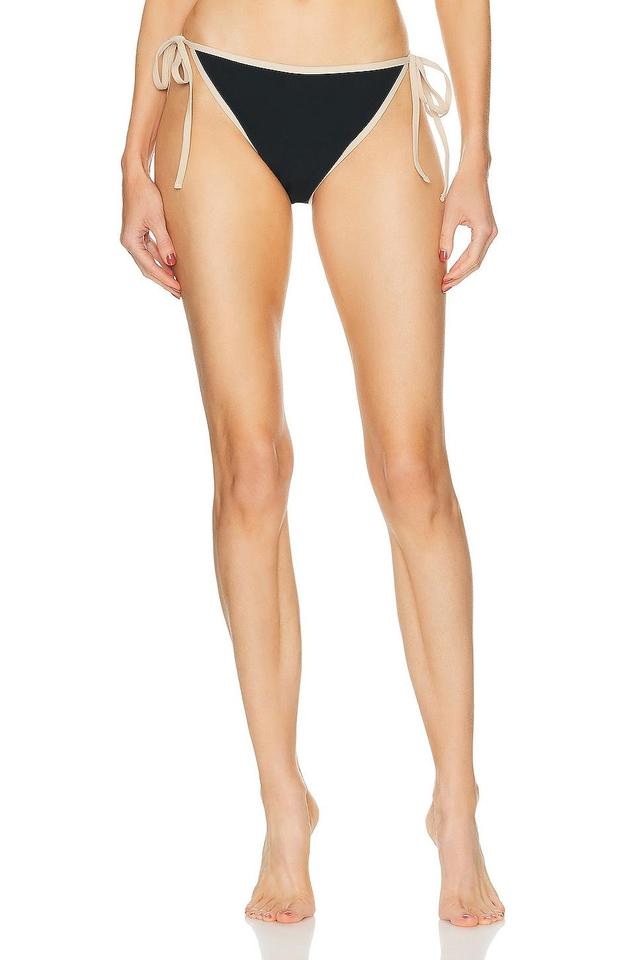 Toteme Stripe Tie Bikini Bottom Product Image