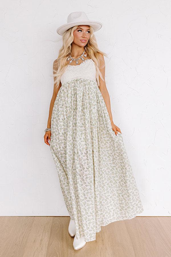 Vino On The Veranda Maxi Dress Product Image