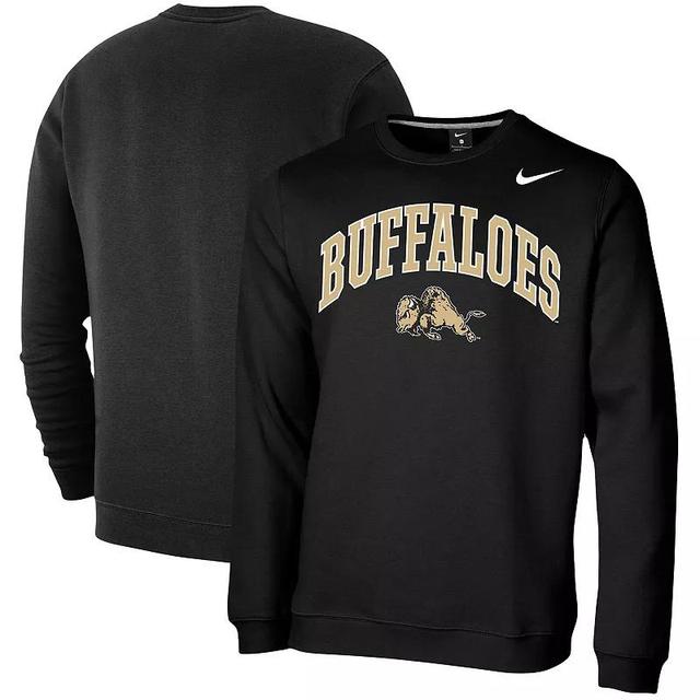 Mens Nike Black Colorado Buffaloes Vault Arch Club Sweatshirt Product Image