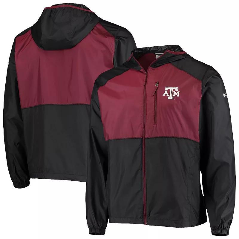 Mens Columbia /Cardinal Arkansas Razorbacks Flash Forward Hoodie Full-Zip Lightweight Windbreaker Product Image