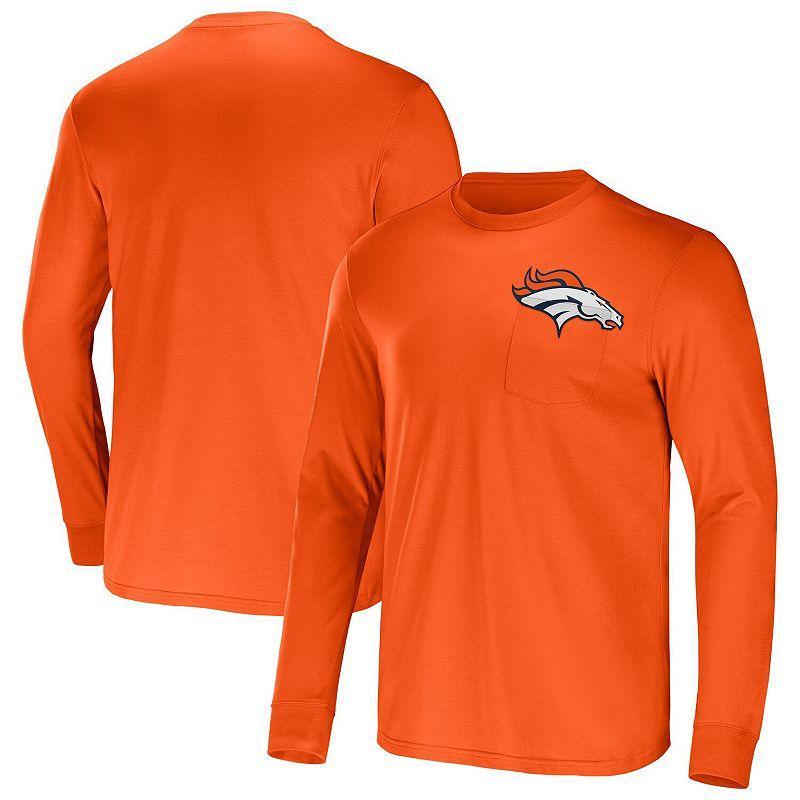 Mens NFL x Darius Rucker Collection by Fanatics Denver Broncos Team Long Sleeve Pocket T-Shirt Product Image