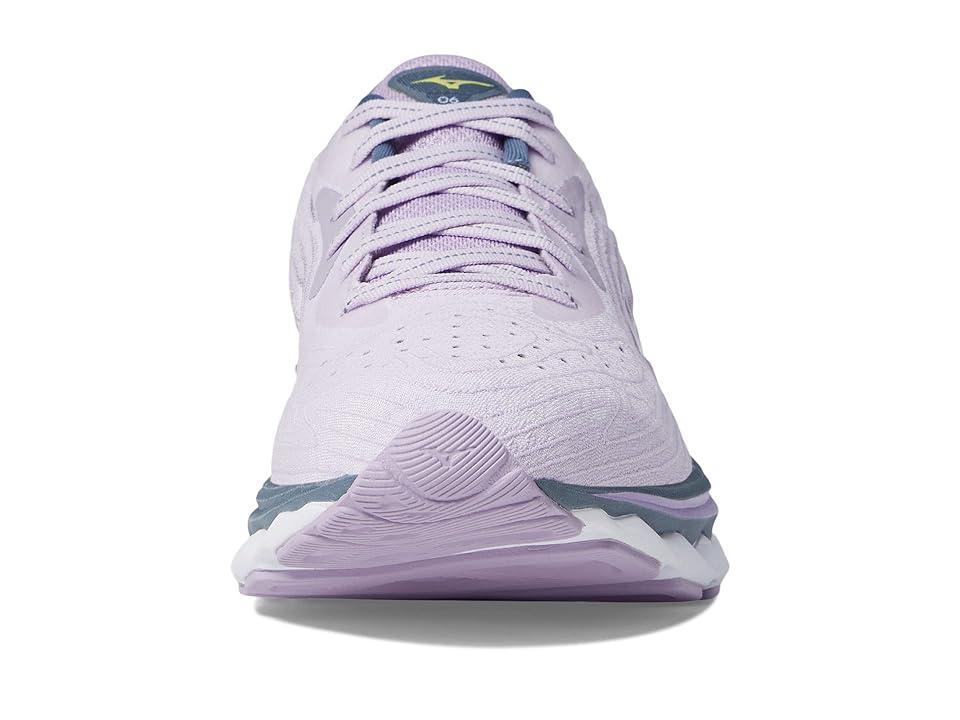 Mizuno Wave Sky 6 (Pastel Lilac/White) Women's Shoes Product Image