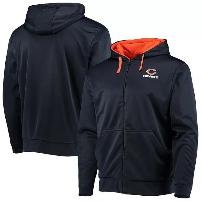 Mens Dunbrooke /Orange Chicago Bears Apprentice Full-Zip Hoodie Blue Product Image