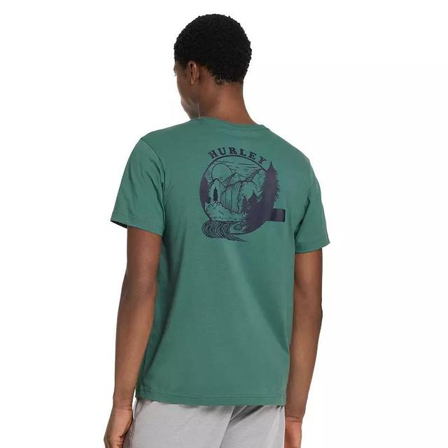 Mens Hurley Palms Graphic Tee Lone Green Product Image